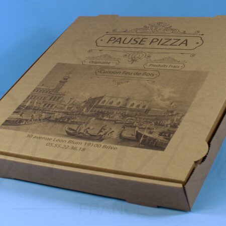 Boîte à pizza personnalisée