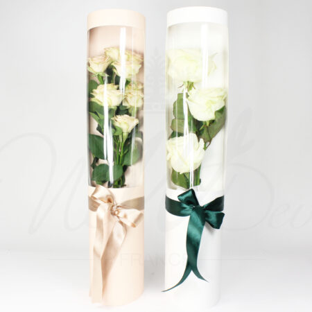 Boîte-tube pour fleurs