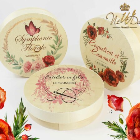 boite en bois pour fleurs