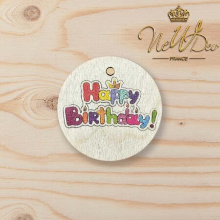 Médaillons en bois pour bouquets de fleurs