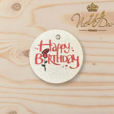 Médaillons en bois pour bouquets de fleurs