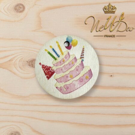 Médaillons en bois pour bouquets de fleurs