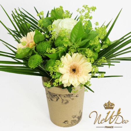 pot étanche en papier pour fleurs