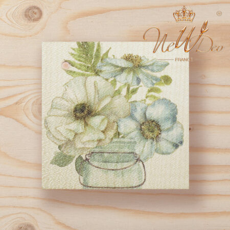 carte message en bois