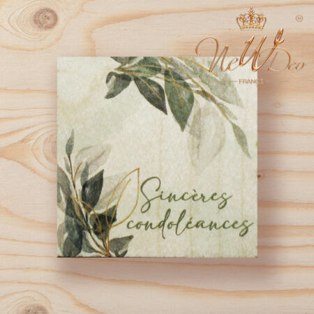 carte message en bois