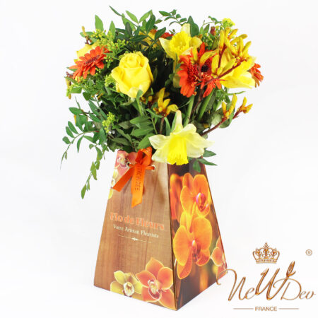 vase &eacute;tanche en papier pour fleurs
